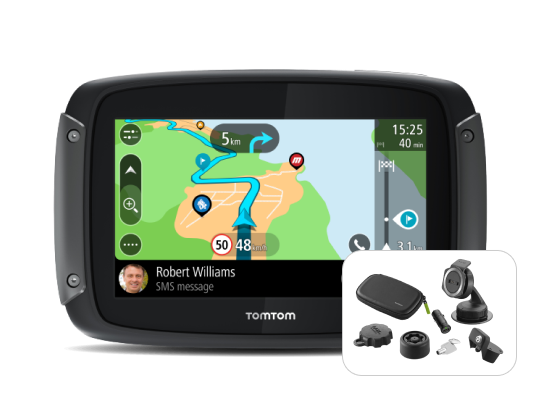 TomTom GPS-motornavigatie | Nieuwste TomTom Rider-serie bestuurders