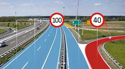 Driving safely with ADAS Map Speed Limits
