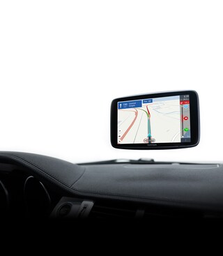Custodia Protettiva Navitech Nera Per Navigatore TomTom GO Exclusive 7, Antiurto E Impermeabile, Con Tasche Porta Accessori
