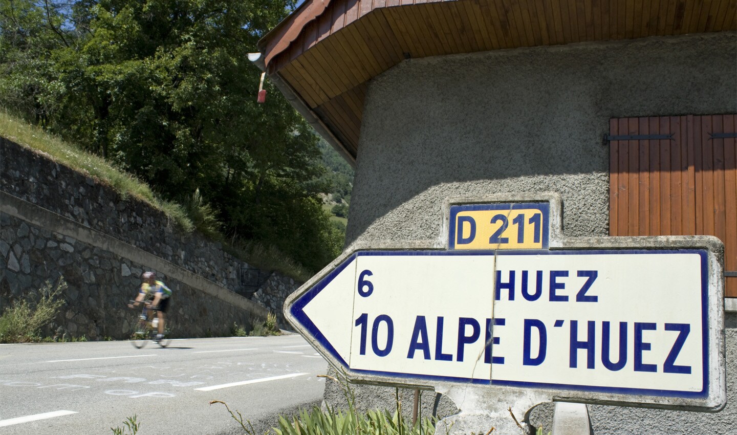 The Alpe d’Huez was the first mountaintop finish in Tour de France history.