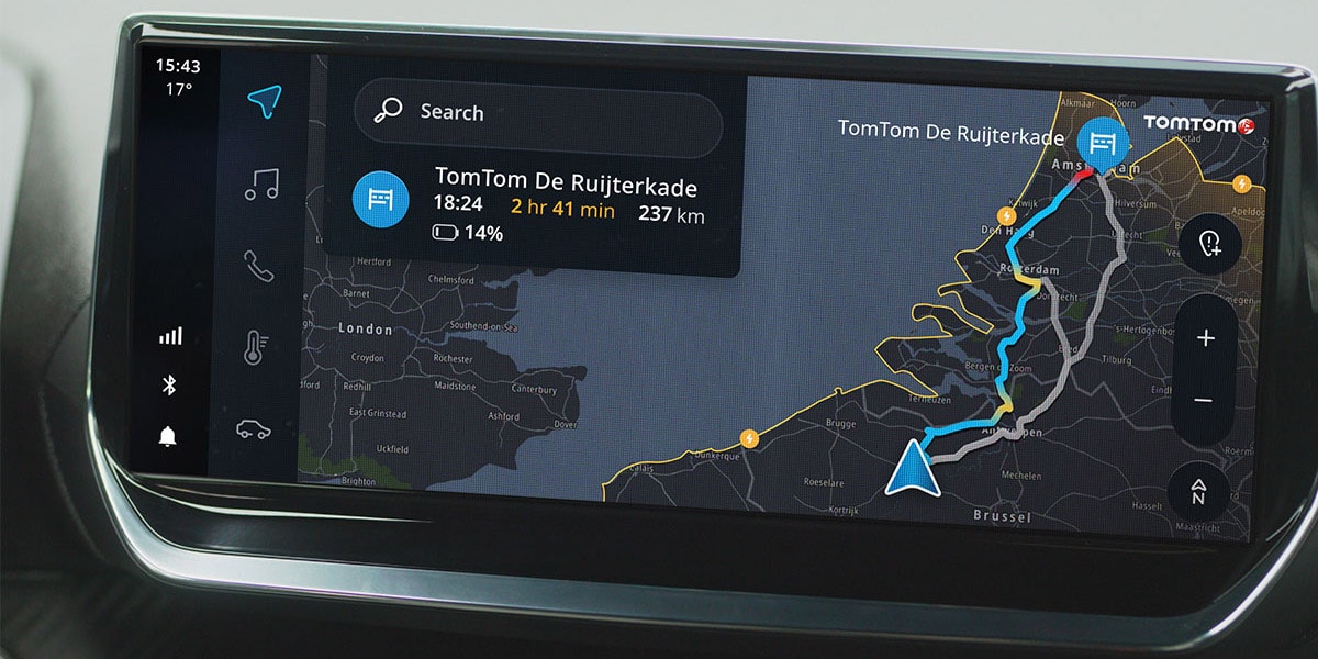 TomTom EV Routing and Range