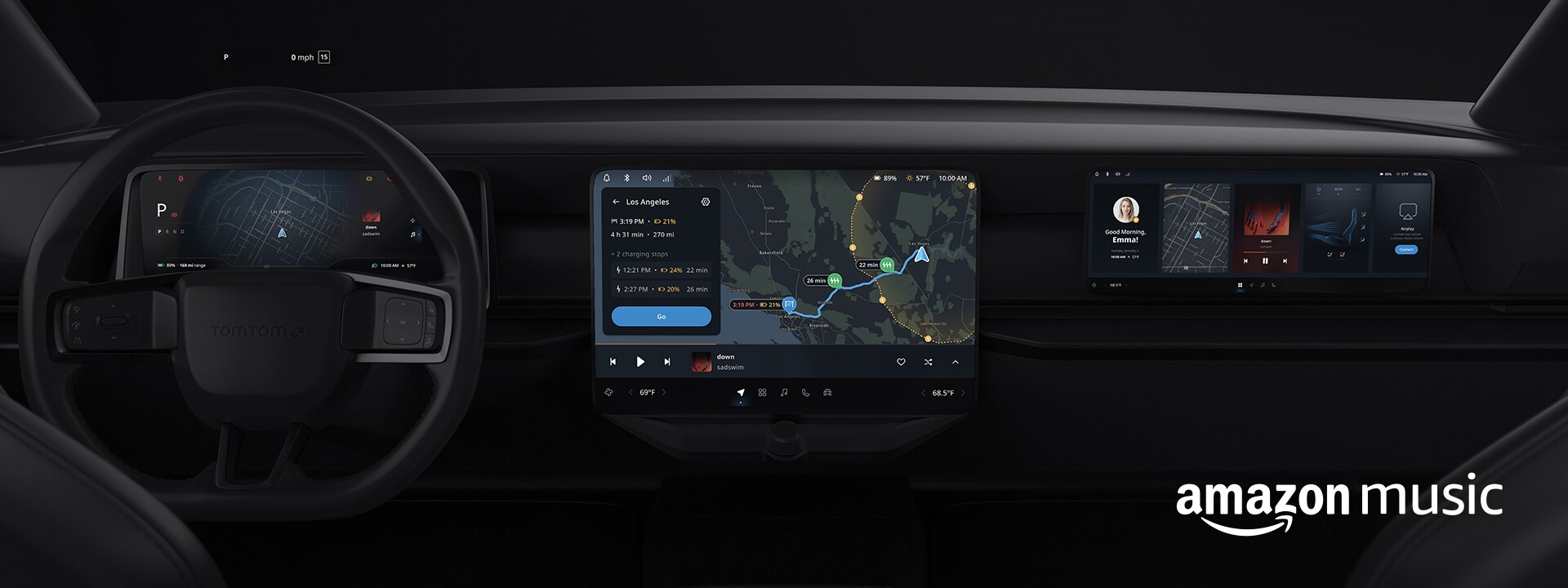 Amazon Music Partners of TomTom Digital Cockpit | TomTom