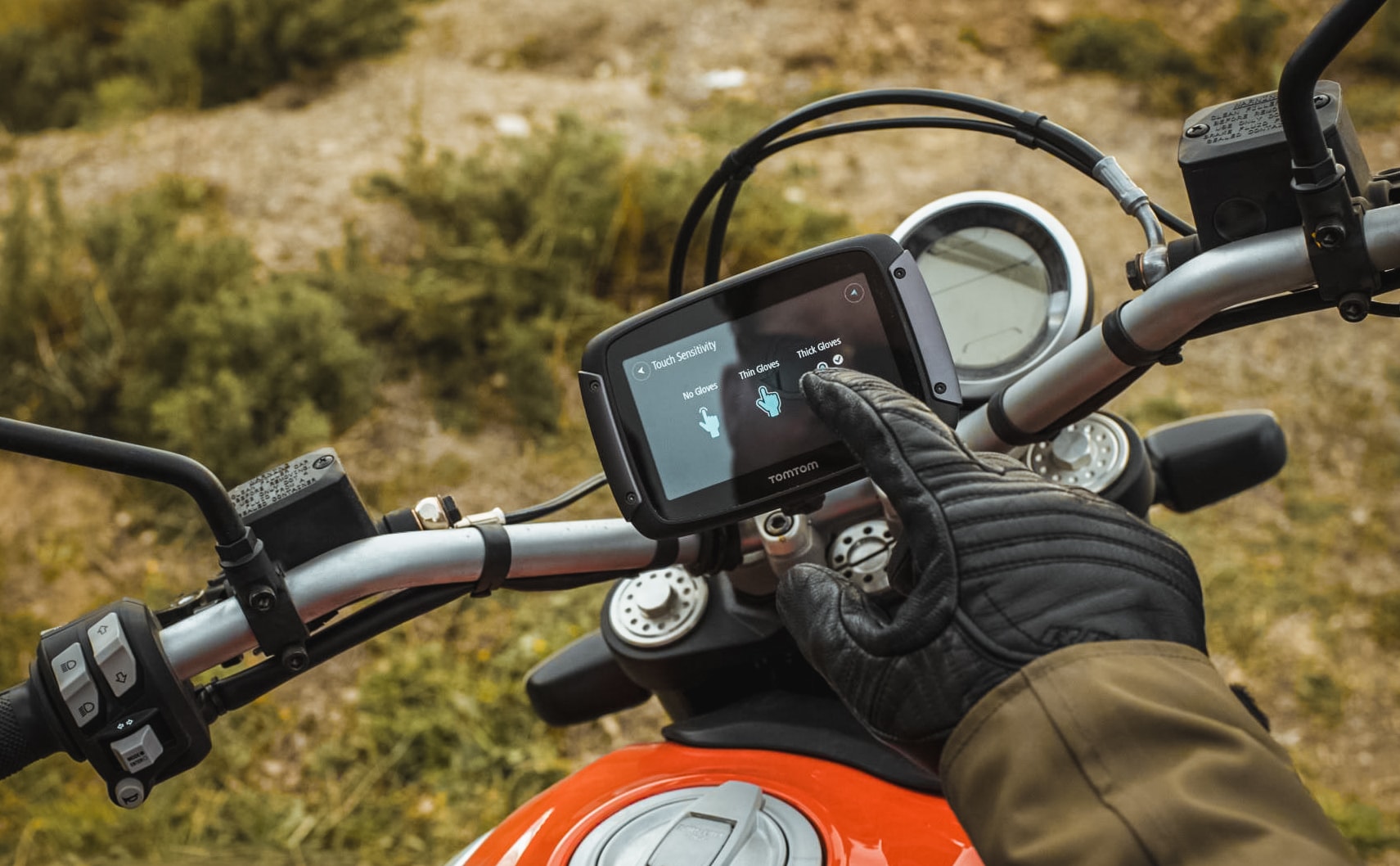 TomTom GPS til motorcykler | Seneste i TomTom Rider-serien kørere.