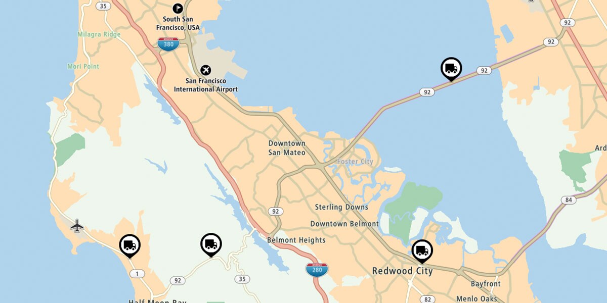 Fleet management logistics track