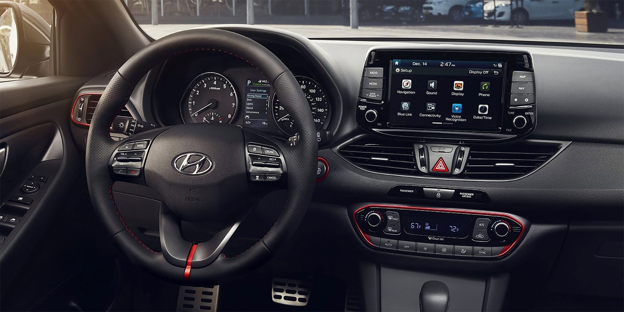 Hyundai in-car navigation system
