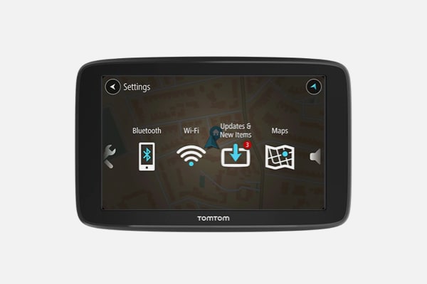 TomTom 5 Inch Car Sat Nav GO Basic with Updates via Wi-Fi Smartphone Messages Resistive Screen and TMC Receiver Lifetime Traffic via Smartphone and EU Maps 