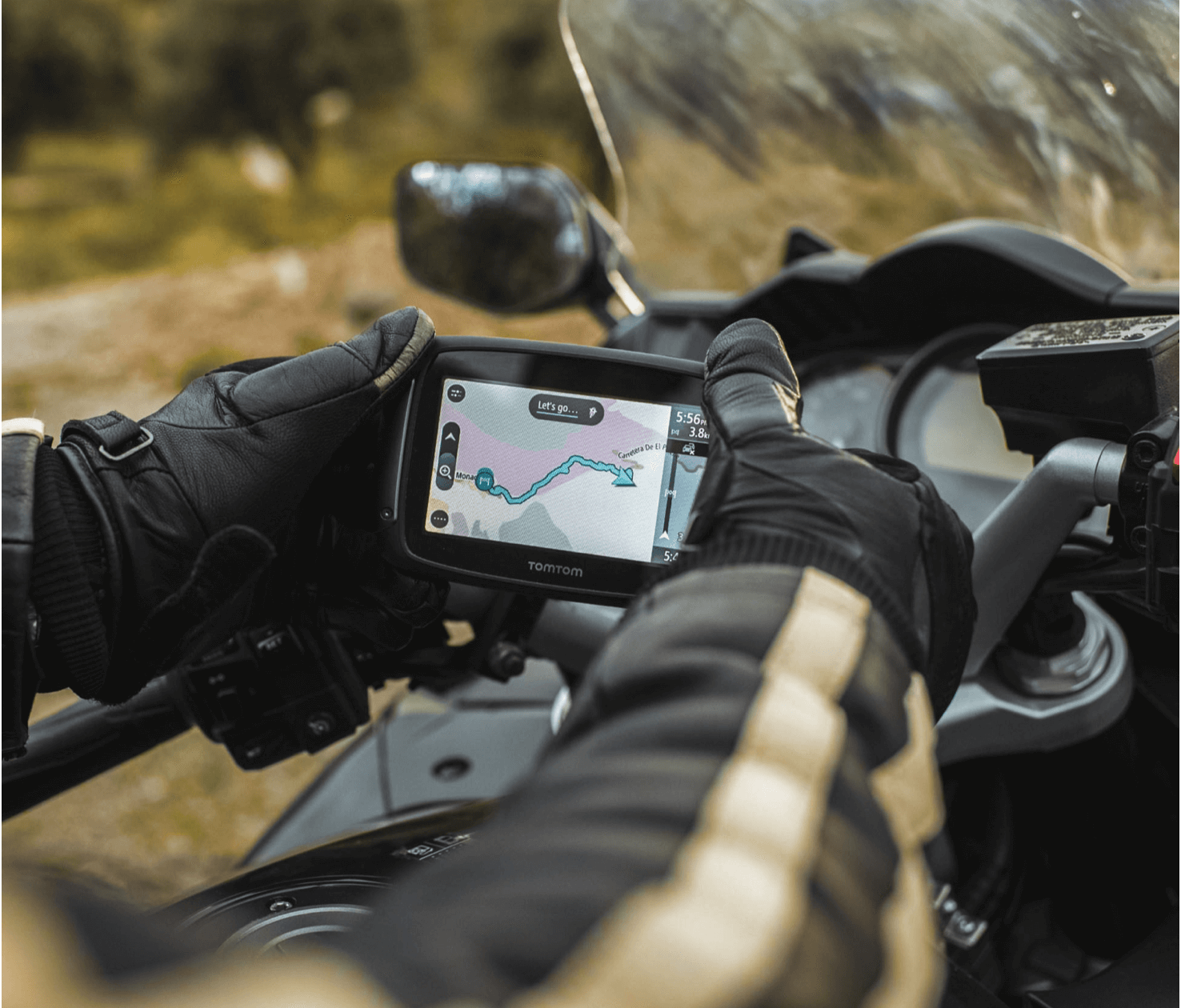TomTom Rider 550 GPS motornavigatie TomTom Rider 550 GPS motornavigatie