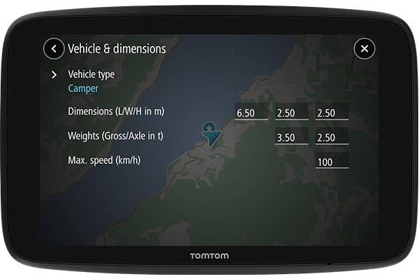 Nawigacja GPS dla kamperów TomTom GO Camper Max