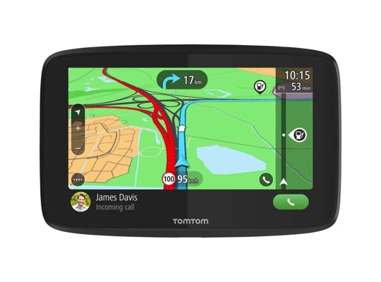 TomTom  Car Sat Nav VIA 52 5 Inch with Handsfree Calling Lifetime Traffic via Smartphone and WE Maps, Resistive Screen 